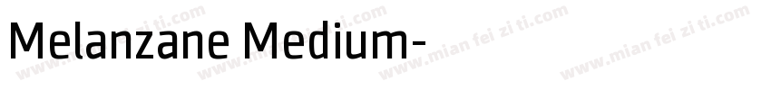 Melanzane Medium字体转换